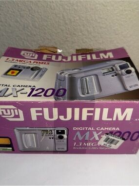 Fujifilm MX-1200 Digital Camera Box - Purple Packaging